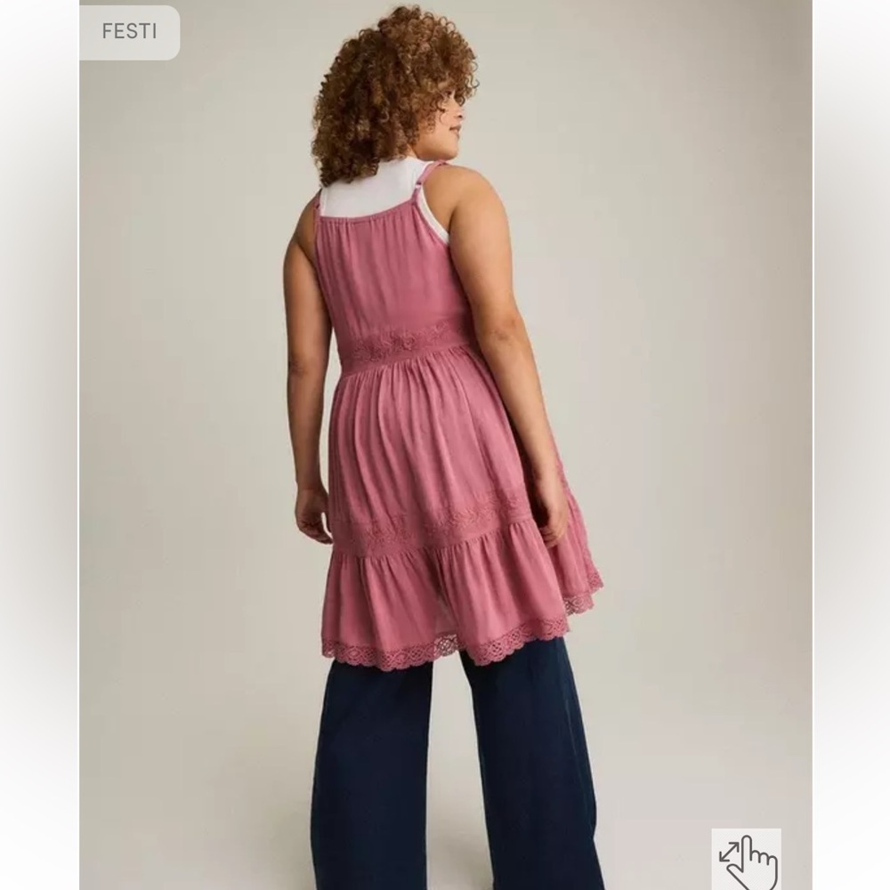 Torrid Festi NWT 2X mini dress mesa rose - Picture 10 of 12
